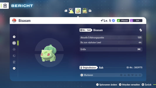 #001 Bisasam PVE ZA