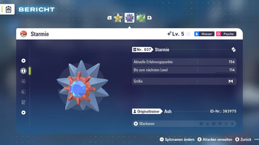 #121 Starmie PVE ZA