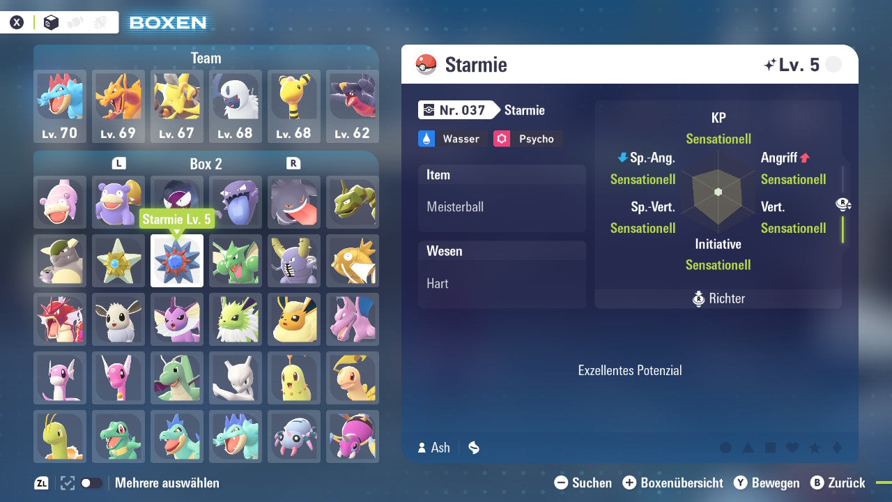 #121 Starmie PVE ZA