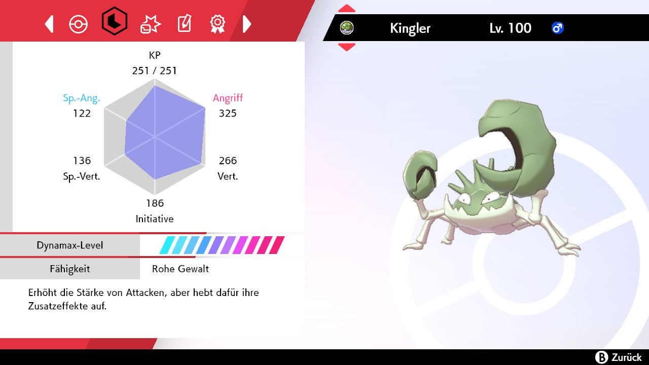 #099 Kingler Gigadynamax SnS