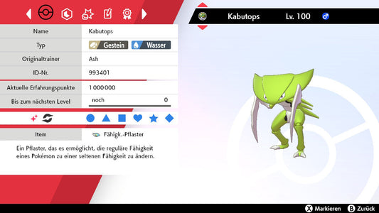#141 Kabutops SnS