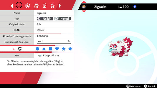 #264 Zigzagoon-Galar SnS