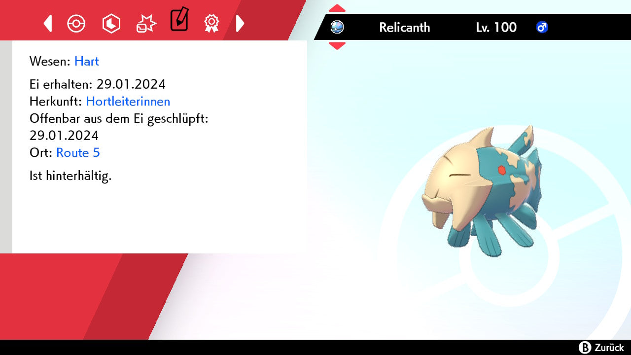 #369 Relicanth SnS