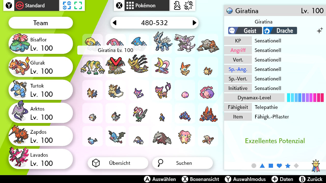 #487 Giratina Wandelform SnS