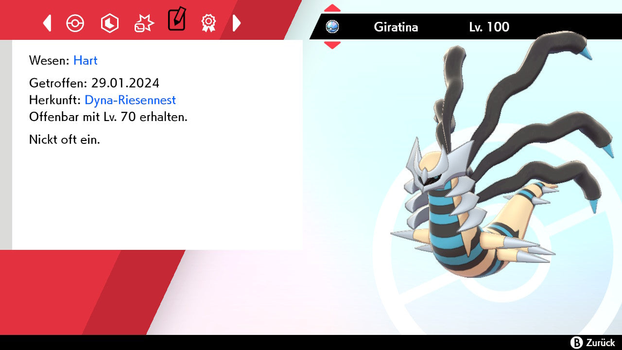 #487 Giratina Urform SnS