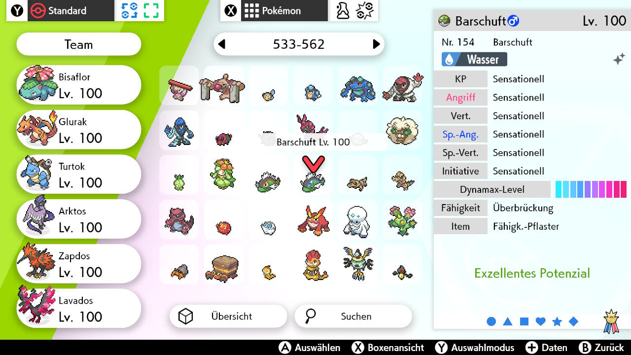 #550 Barschuft Blaulinige Form SnS