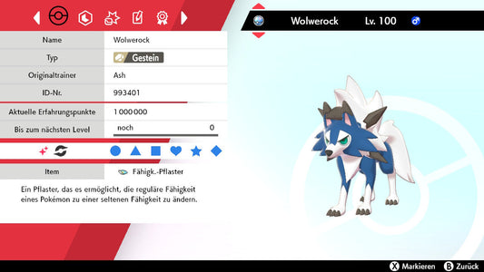 #745 Forme Crépusculaire Lycanroc SnS