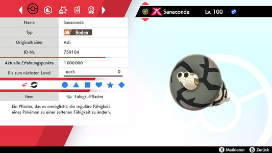 #844 Sanaconda Gigantamax SnS