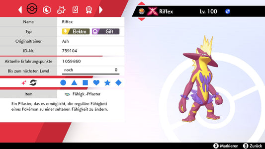 #849 Riffex forme haute Gigantamax SnS