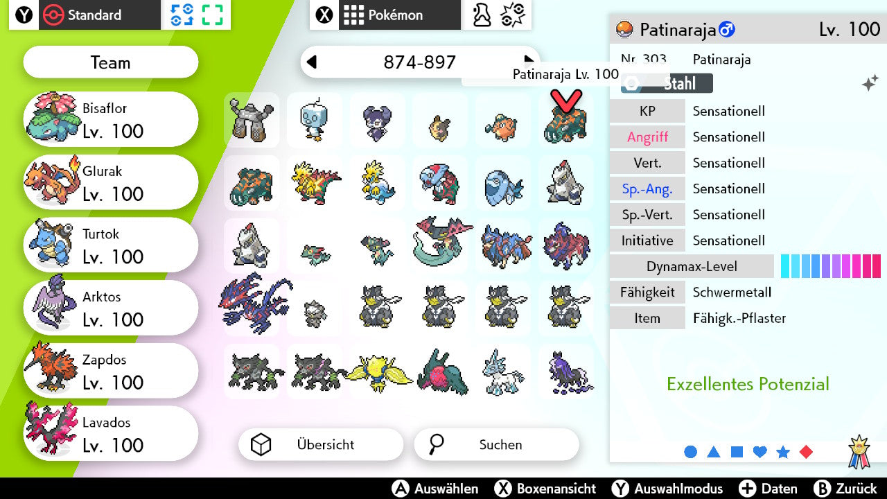 #879 Patinaraja Gigadynamax SnS