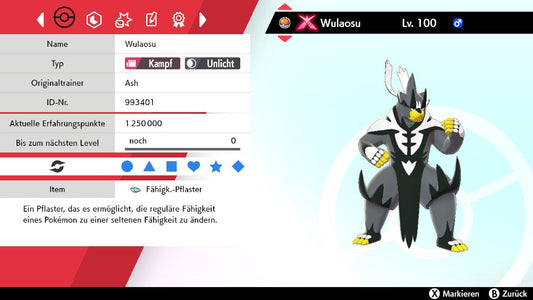 #892 Wulaosu Fokussierter Stil Gigadynamax SnS