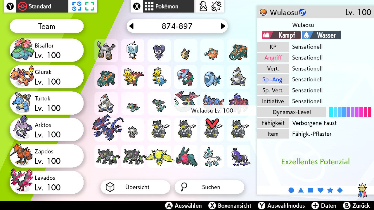 #892 Wulaosu Fließender Stil Gigadynamax SnS