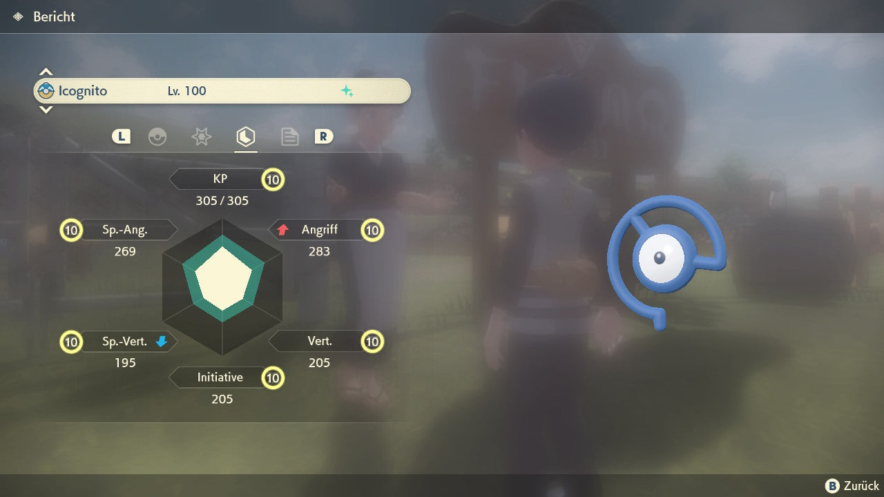 #201 Unown C Elite PLA
