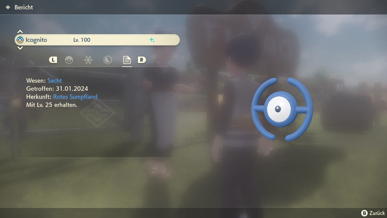 #201 Unown H Elite PLA
