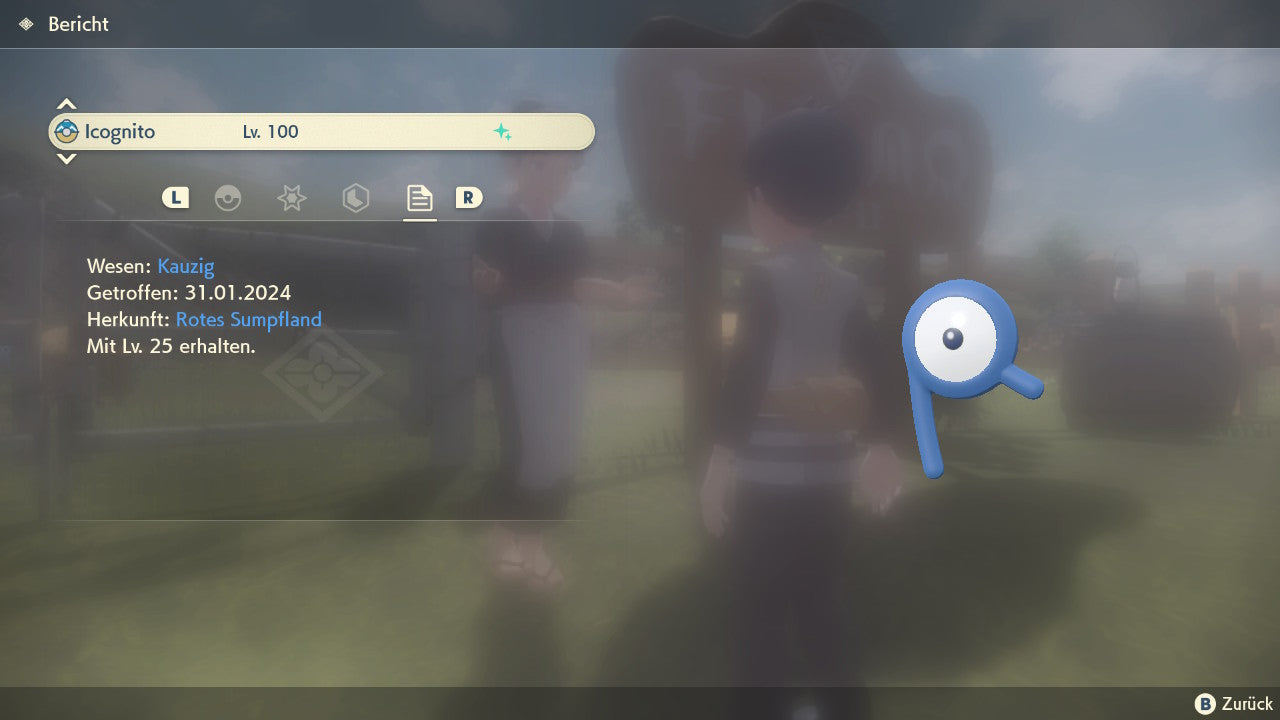 #201 Unown R Elite PLA