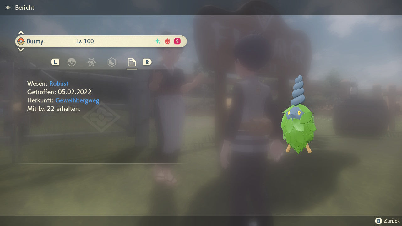 #412 Cape de plante Burmy Elite PLA
