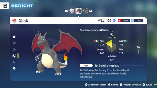 #006 Glurak PVP ZA