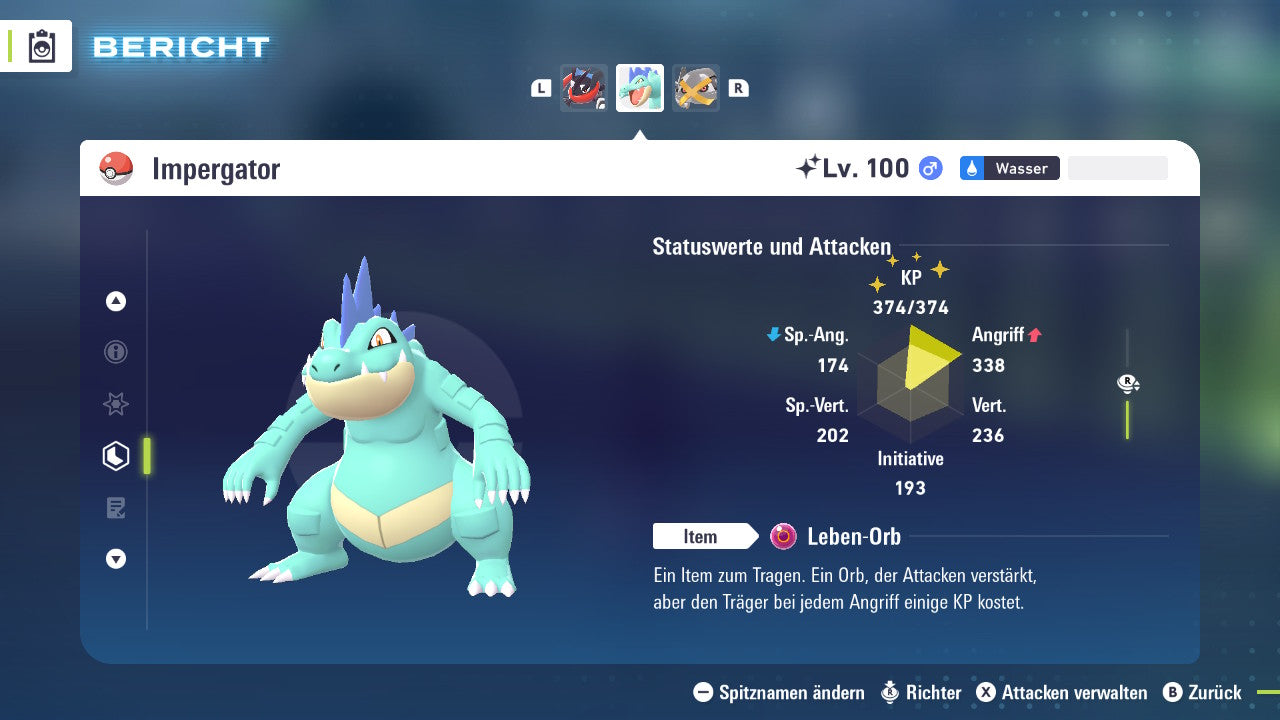 Ranked Team Nr. 3: #160 Impergator #376 Metagross #282 Guardevoir PVP ZA