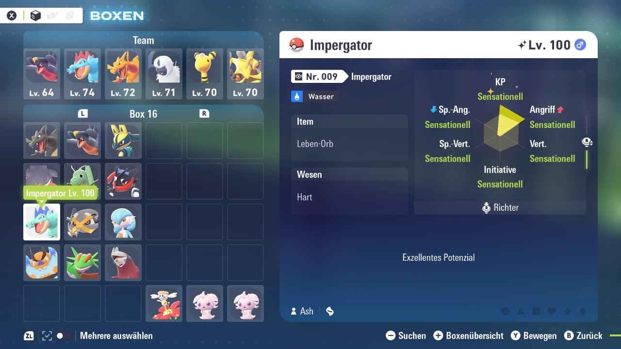 Ranked Team Nr. 3: #160 Impergator #376 Metagross #282 Guardevoir PVP ZA