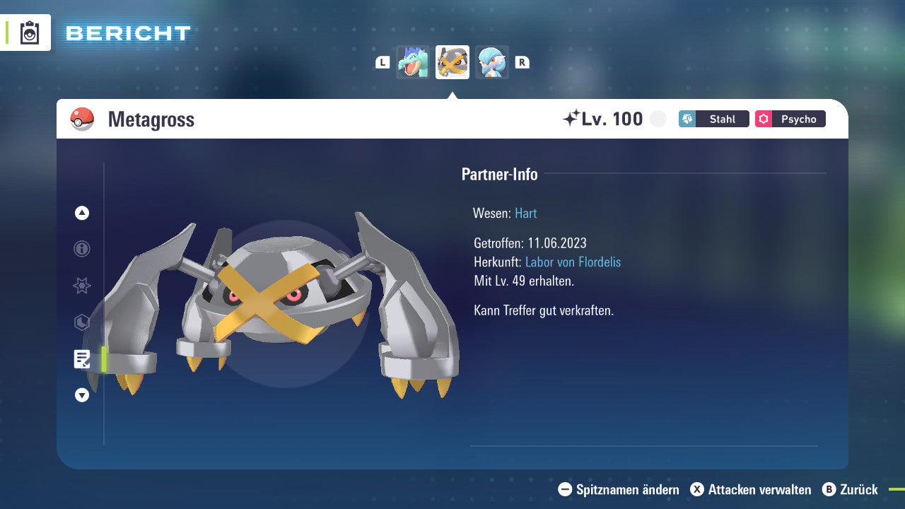 Ranked Team Nr. 3: #160 Impergator #376 Metagross #282 Guardevoir PVP ZA