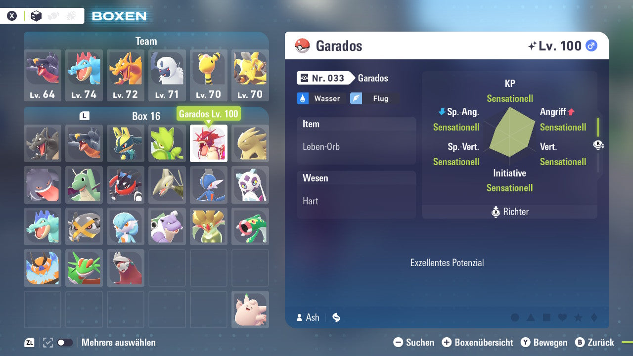 Ranked Team Nr. 5: #212 Scherox #130 Garados #248 Despotar PVP ZA