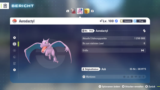 Ranked Team Nr. 9: #142 Aerodactyl #018 Tauboss #354 Banette PVP ZA