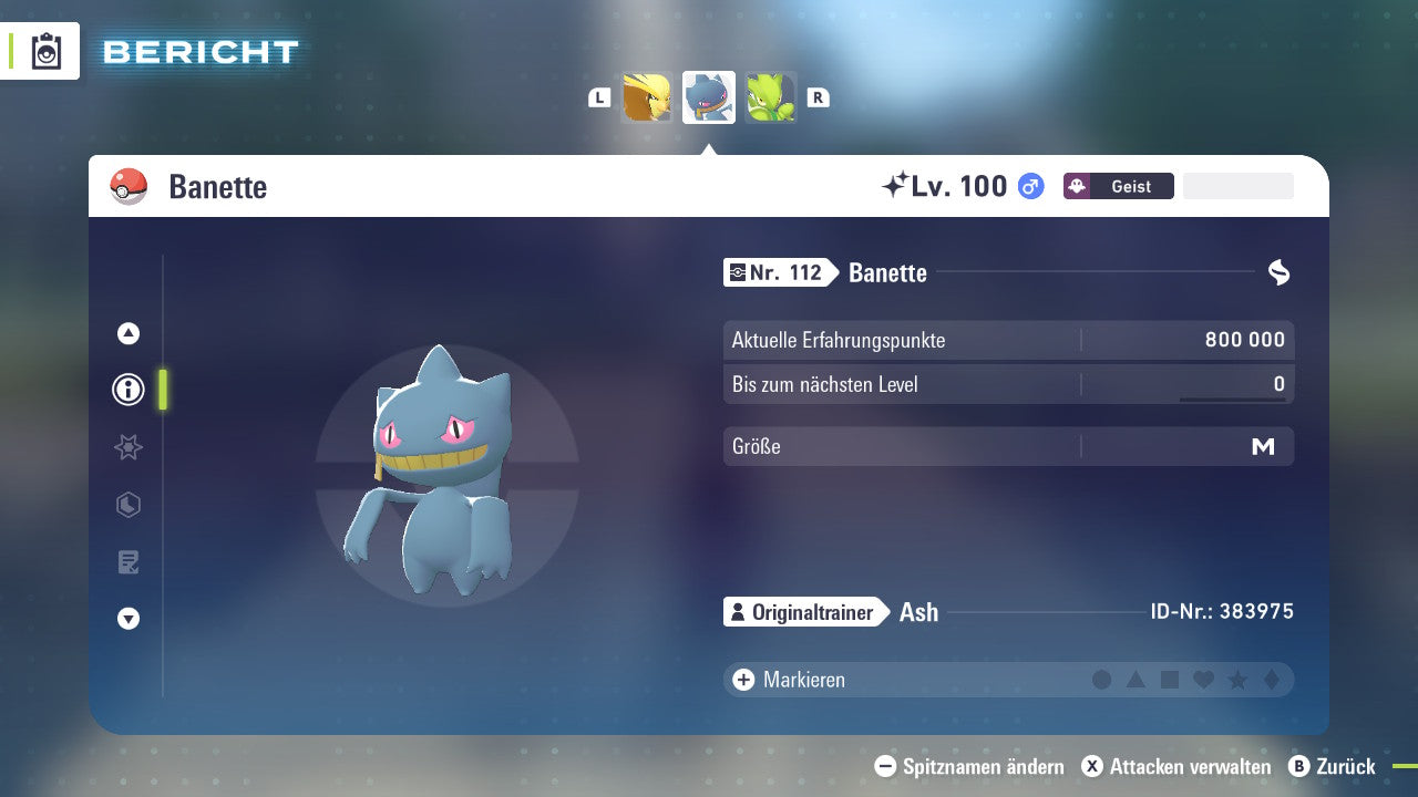 Ranked Team Nr. 9: #142 Aerodactyl #018 Tauboss #354 Banette PVP ZA