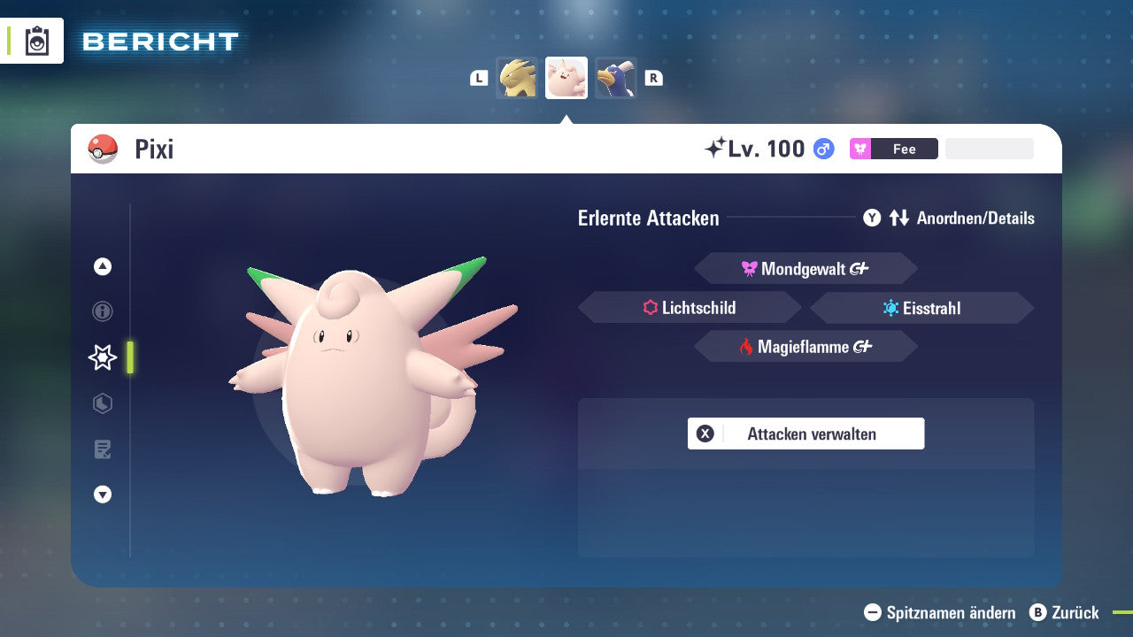 Ranked Team Nr. 10: #036 Pixi #229 Hundemon #308 Meditalis PVP ZA