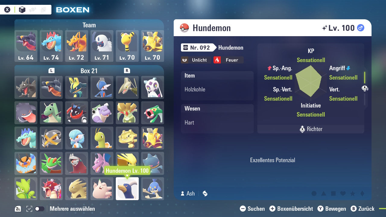Ranked Team Nr. 10: #036 Pixi #229 Hundemon #308 Meditalis PVP ZA