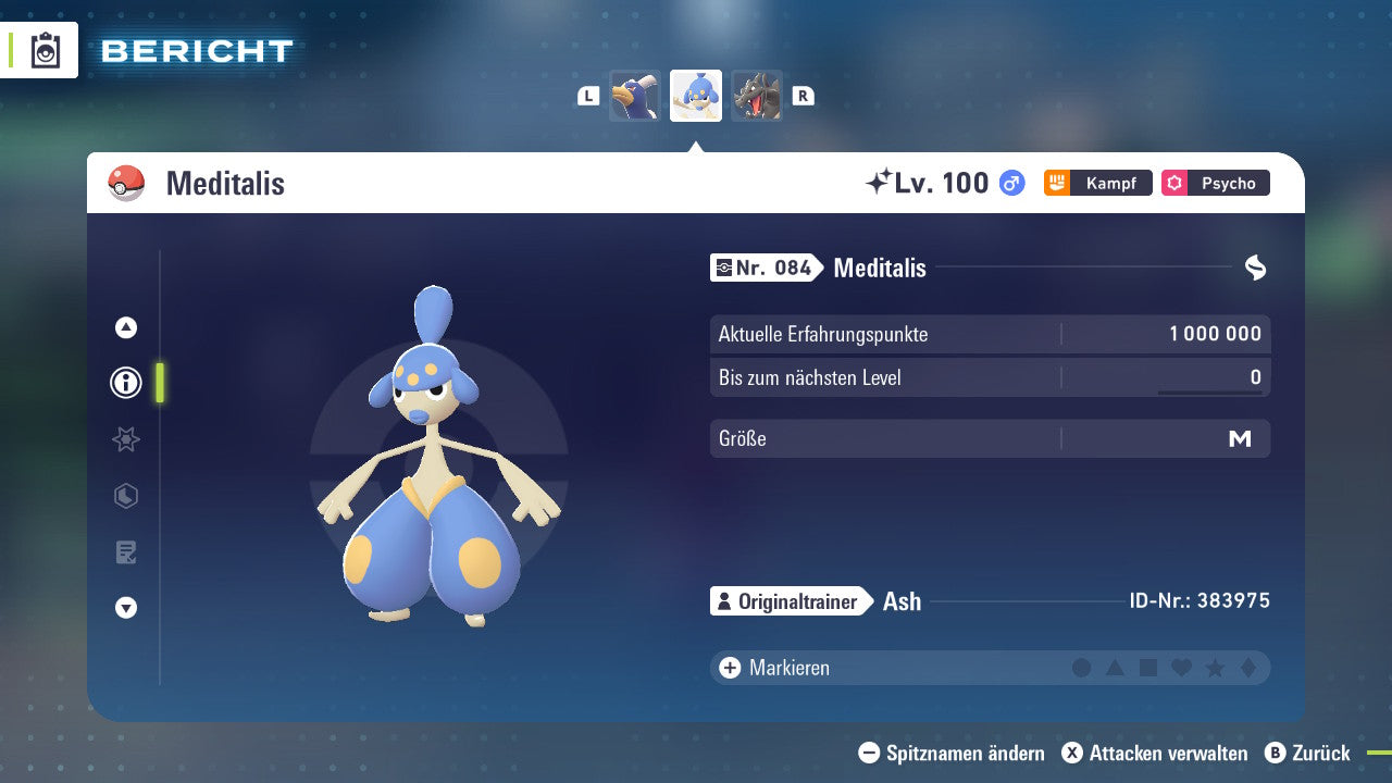 Ranked Team Nr. 10: #036 Pixi #229 Hundemon #308 Meditalis PVP ZA