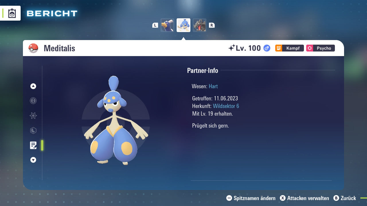 Ranked Team Nr. 10: #036 Pixi #229 Hundemon #308 Meditalis PVP ZA