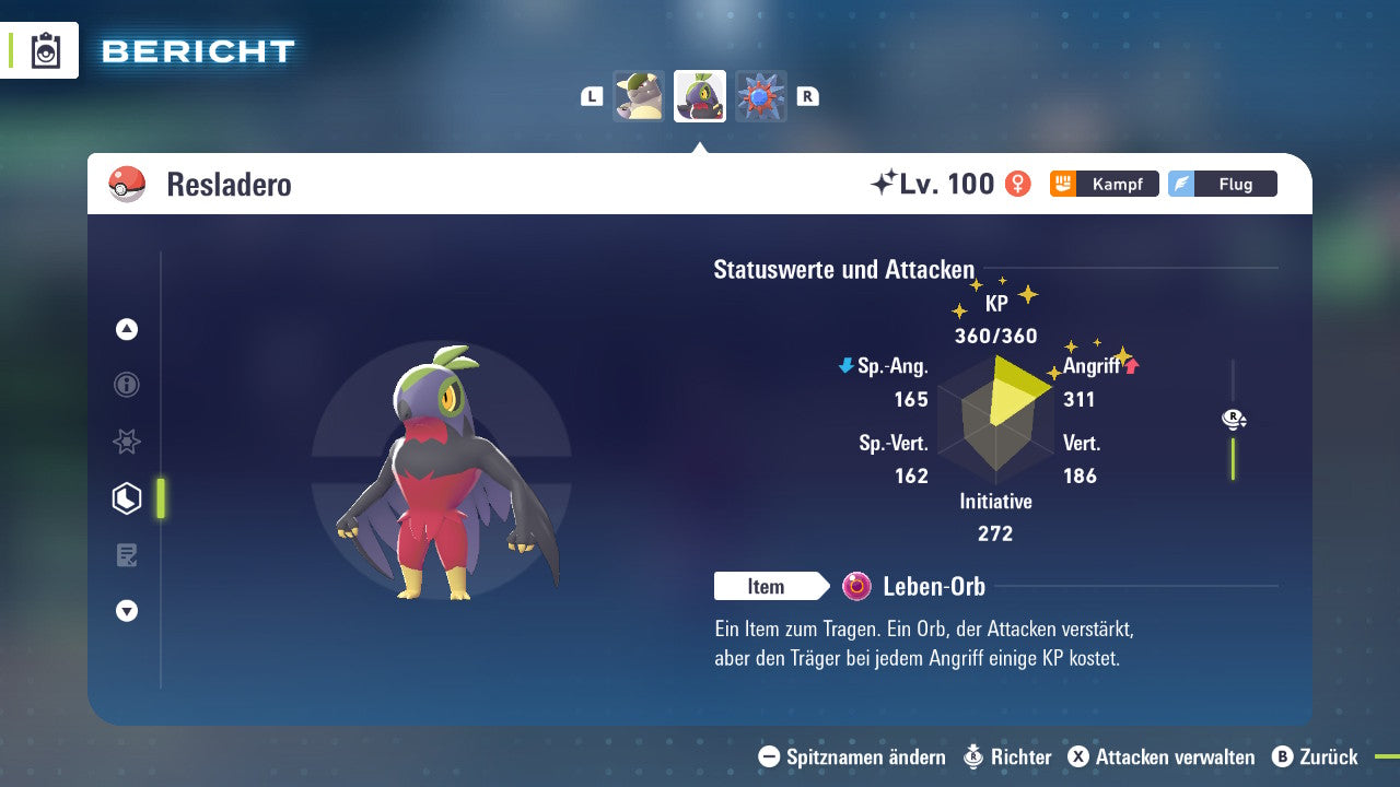 Ranked Team Nr. 11: #701 Resladero #121 Starmie #306 Stolloss PVP ZA