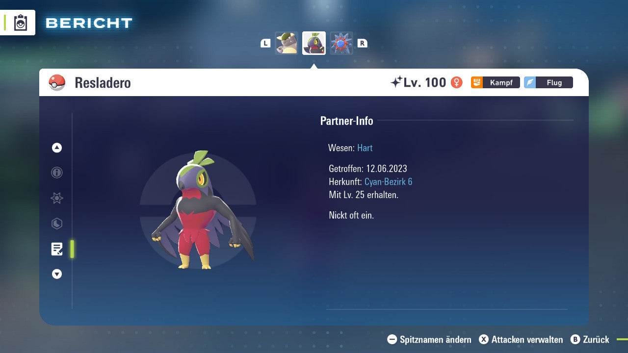 Ranked Team Nr. 11: #701 Resladero #121 Starmie #306 Stolloss PVP ZA