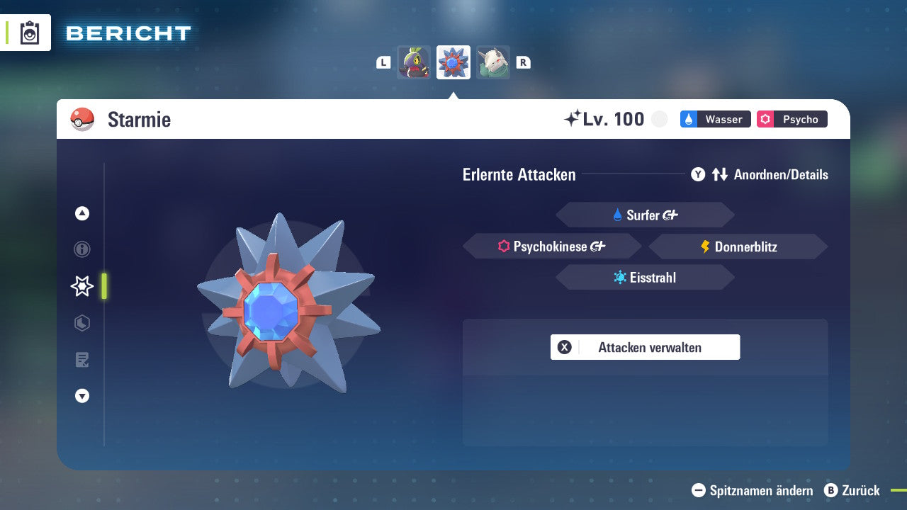 Ranked Team Nr. 11: #701 Resladero #121 Starmie #306 Stolloss PVP ZA