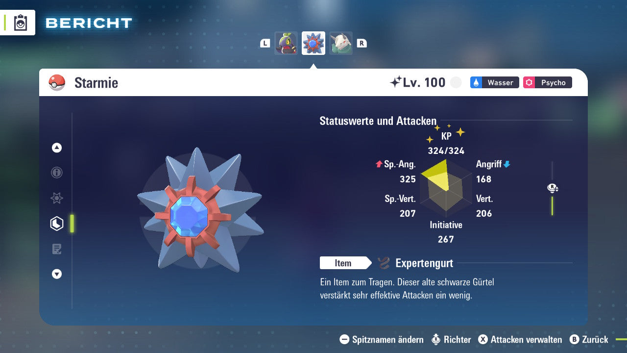 Ranked Team Nr. 11: #701 Resladero #121 Starmie #306 Stolloss PVP ZA