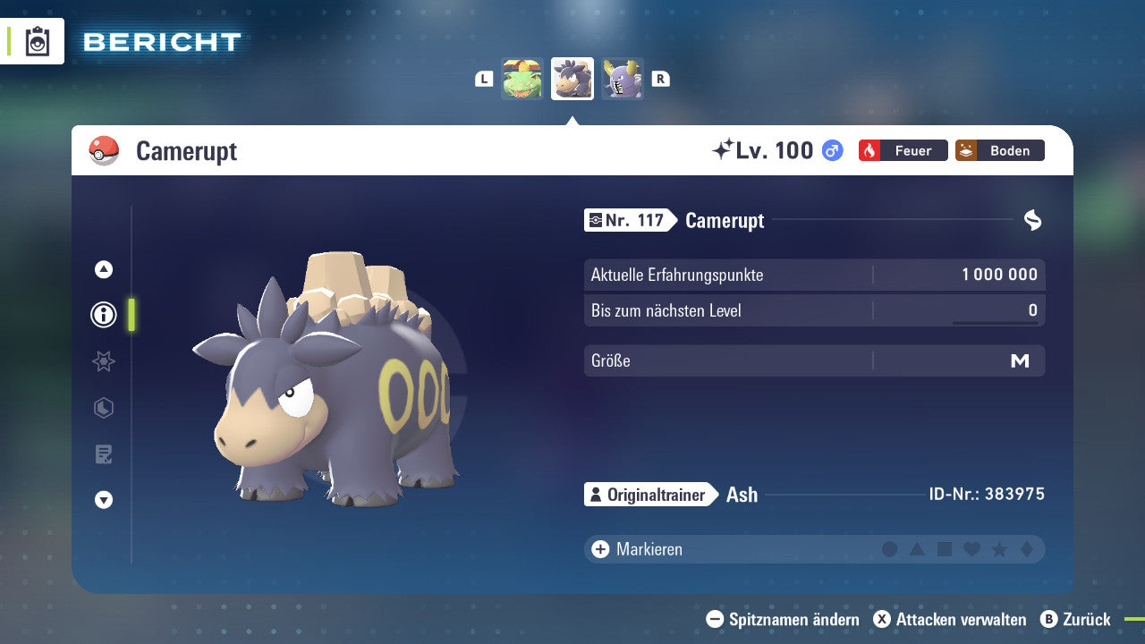 Ranked Team Nr. 13: #003 Bisaflor #323 Camerupt #127 Pinsir PVP ZA
