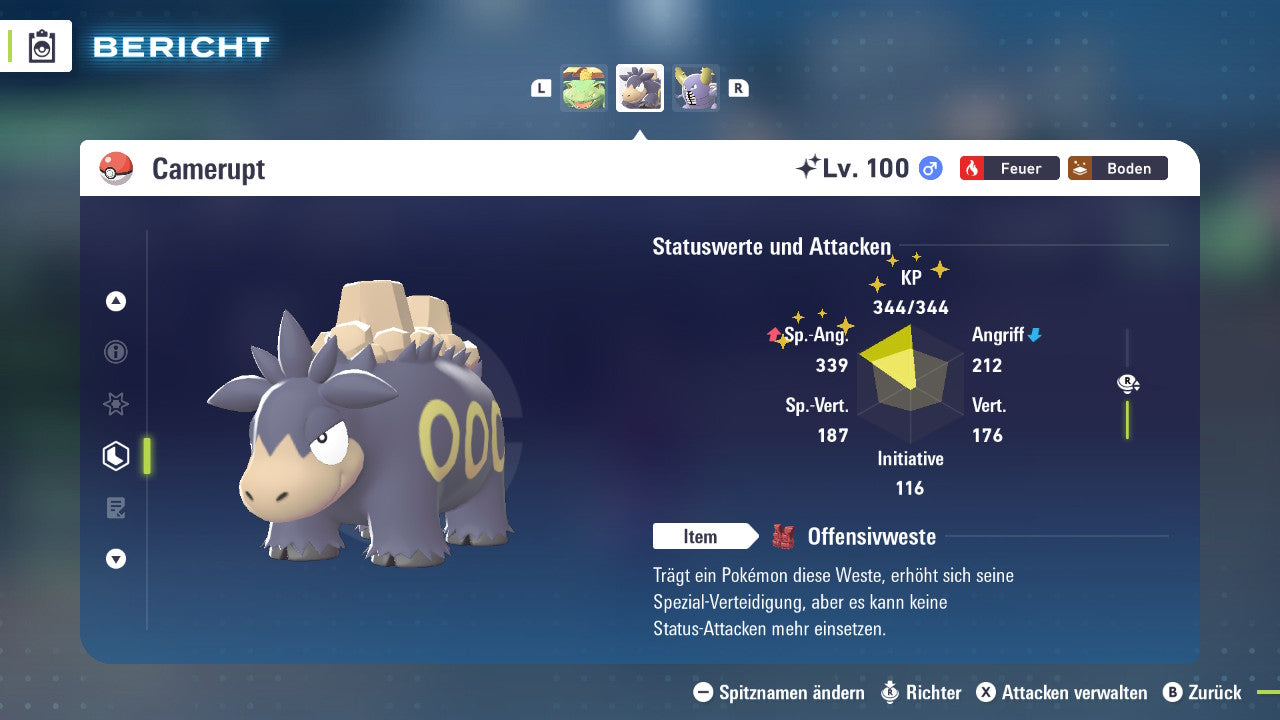 Ranked Team Nr. 13: #003 Bisaflor #323 Camerupt #127 Pinsir PVP ZA