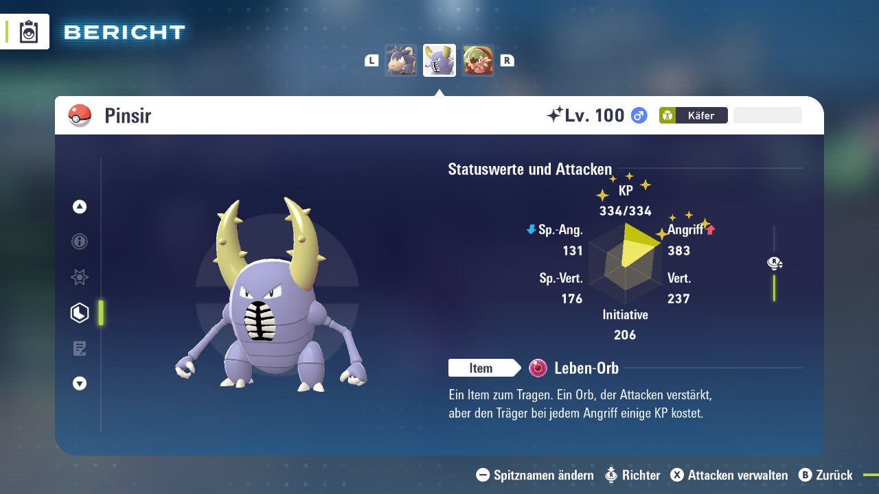 Ranked Team Nr. 13: #003 Bisaflor #323 Camerupt #127 Pinsir PVP ZA
