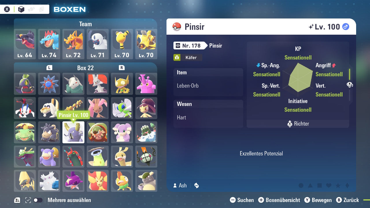 Ranked Team Nr. 13: #003 Bisaflor #323 Camerupt #127 Pinsir PVP ZA