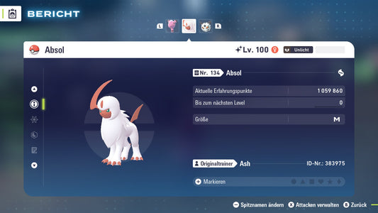 Ranked Team Nr. 21 : #359 Absol #362 Firnontor #181 Ampharos PVP ZA