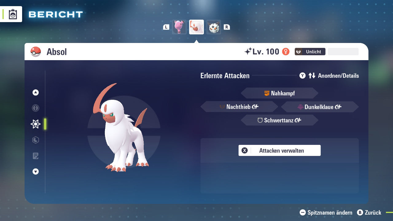 Ranked Team Nr. 21 : #359 Absol #362 Firnontor #181 Ampharos PVP ZA