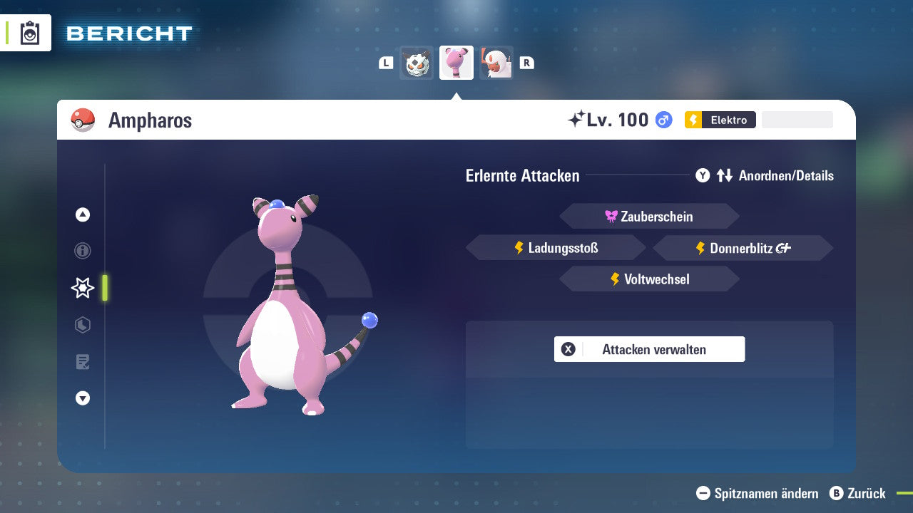 Ranked Team Nr. 21 : #359 Absol #362 Firnontor #181 Ampharos PVP ZA