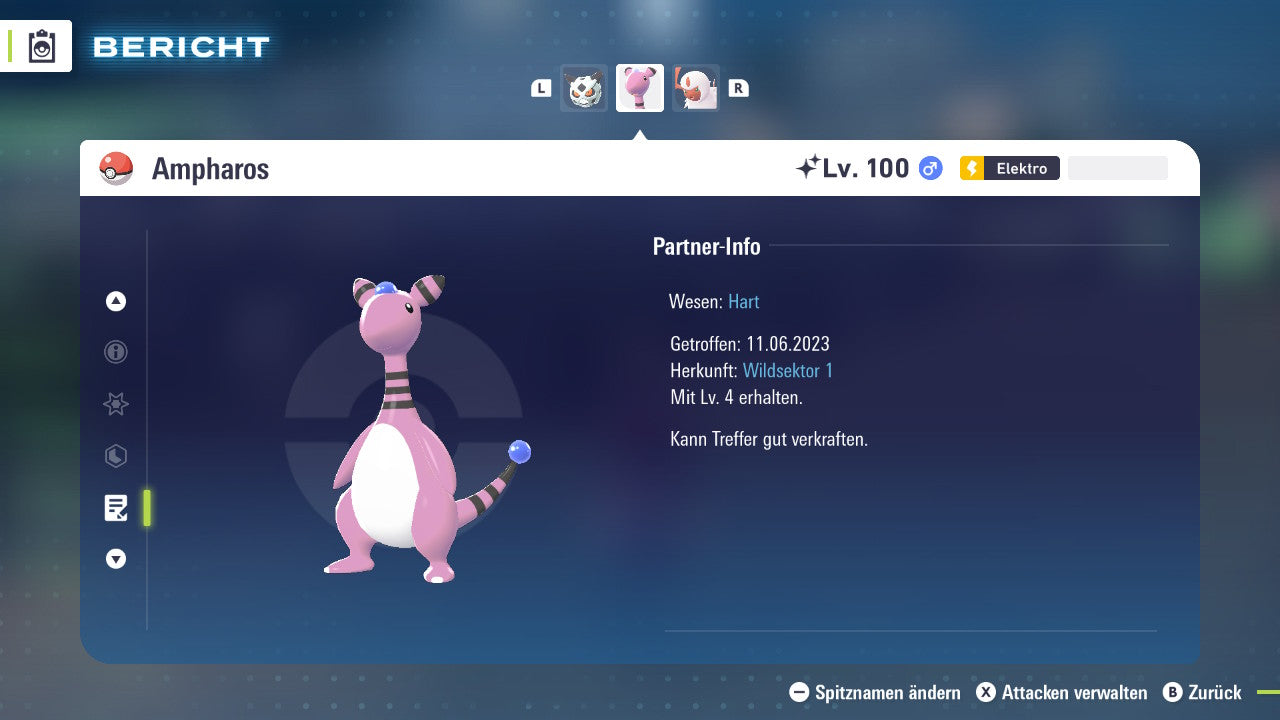 Ranked Team Nr. 21 : #359 Absol #362 Firnontor #181 Ampharos PVP ZA