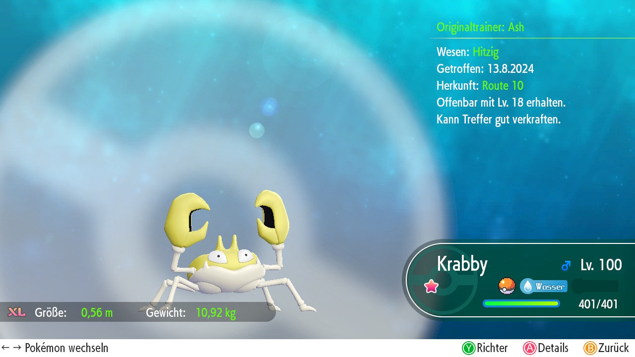 #098 Krabby LGPE
