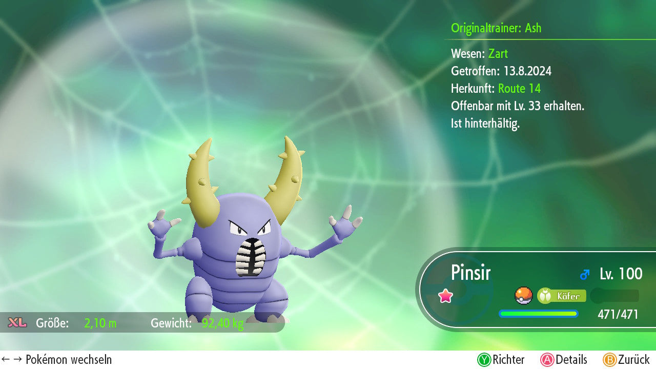 #127 Pinsir LGPE