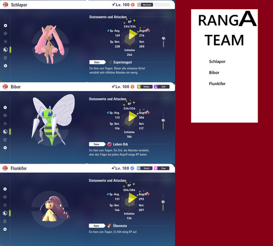 Ranked Team Nr. 17: #428 Schlapor #015 Bibor #303 Flunkifer PVP ZA