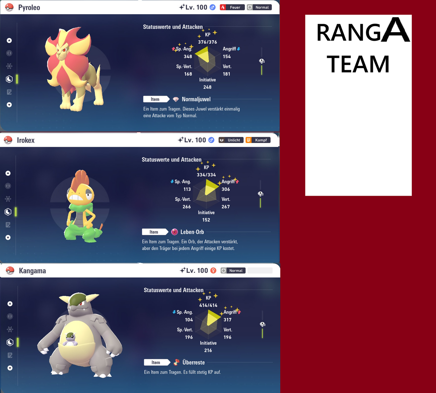 Ranked Team Nr. 20 : #668 Pyroleo #560 Irokex #115 Kangama PVP ZA