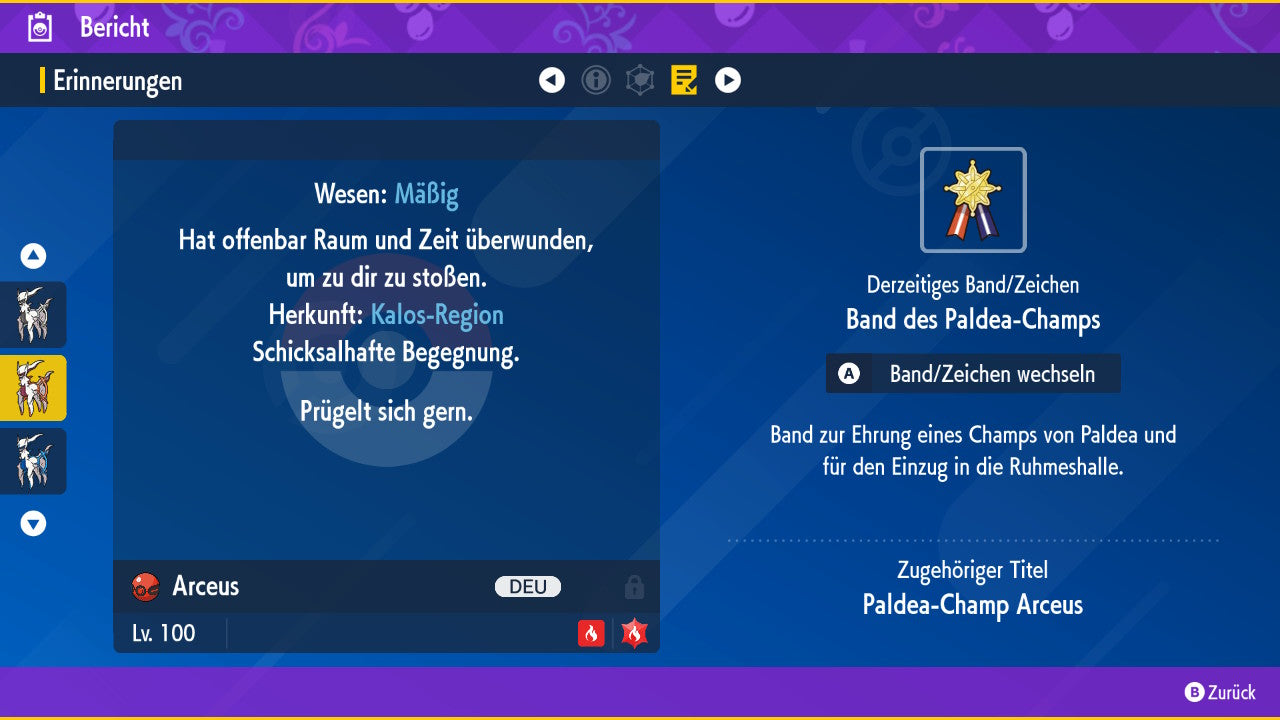 #493 Arceus Feuer PVP SV