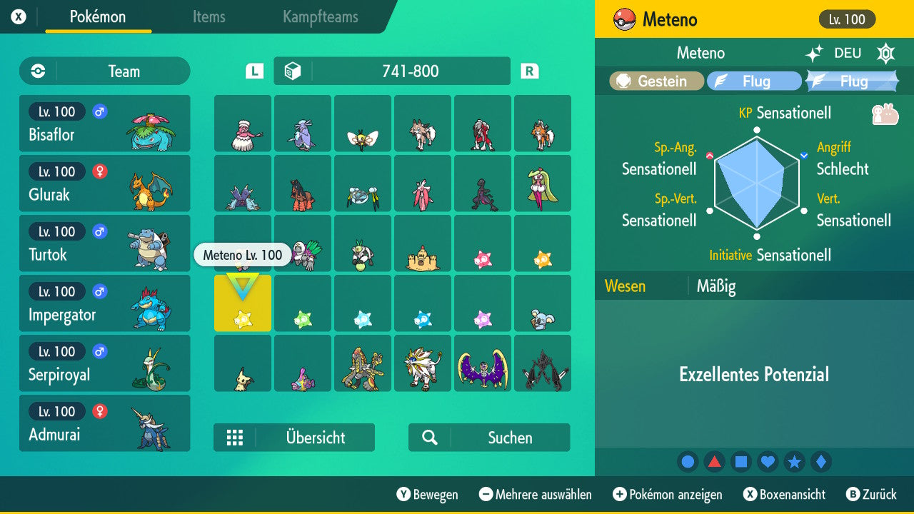 #774 Meteno Gelber Kern PVP SV