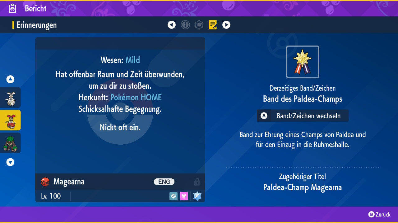 #801 Magearna Originalfarbe PVP SV